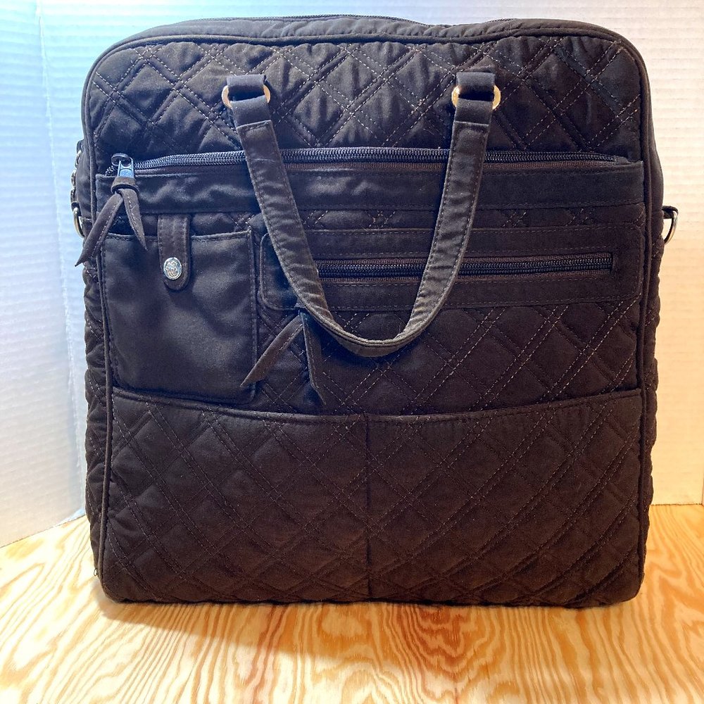 Vera Bradley Crossbody Microfiber Briefcase
